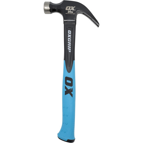 Ox T081220 20oz Fiberglass Claw Hammer image