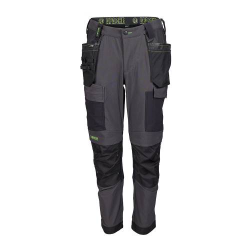 Apache Calgary 4-Way Stretch Holster Trouser (Grey/Black) image