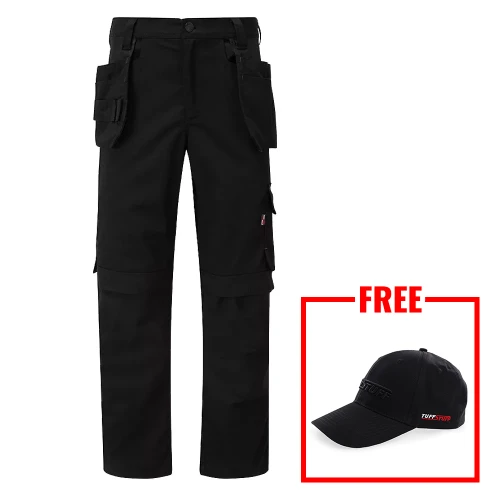 TuffStuff 4-Way Stretch Proflex Work Trousers - Black image