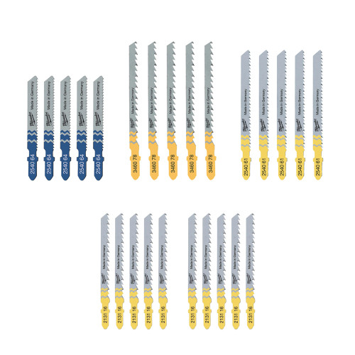 Milwaukee 30 Piece Assorted Jigsaw Blades image