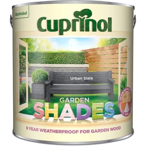 Cuprinol Garden Shades Paint, Urban Slate - 1L image