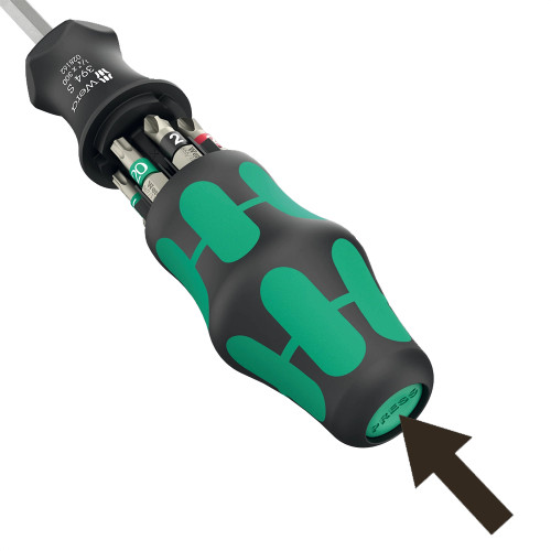 Wera Kraftform Kompakt 27 RA 1 Mit Bit-Satz 6-teilig Schraubendreher
