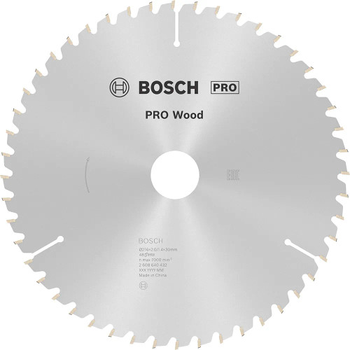 Bosch PRO 216 x 30mm 48T Optiline Wood Circular Saw Blade image