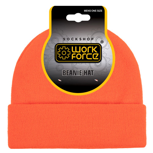 Work Force Beanie Hat - Orange image