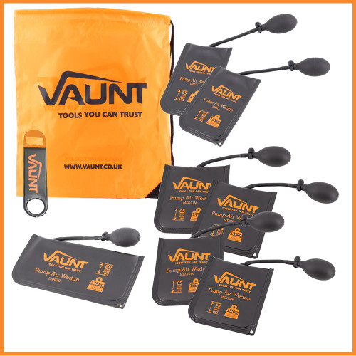 Vaunt 7 Piece Pump Air Wedge Set, Bottle Opener and Drawstring Bag image