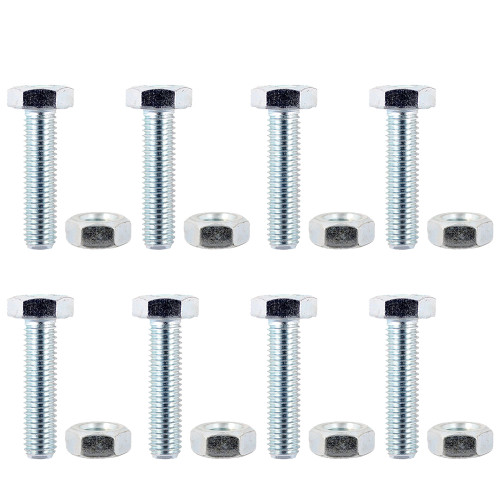Timco M6 x 20 Set Screw & Hex Nut - Pack of 8 image