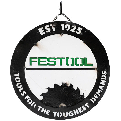 Dream Drives Festool Round Hand Made Metal Sign image