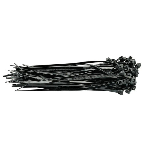 Draper 3.6 x 150mm Black Cable Ties - Pack of 100 image