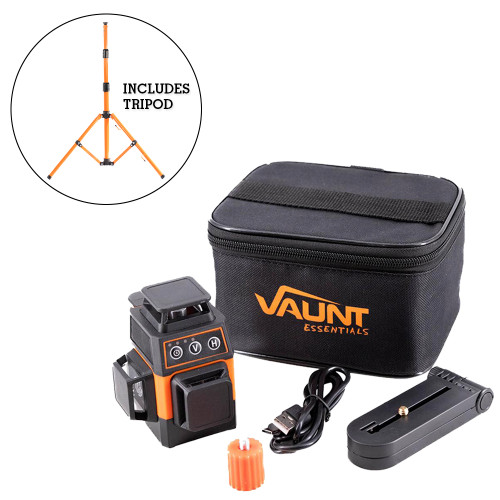 Vaunt Essentials Compact Green Multi Line Laser. Tripod & Thread Adapter image