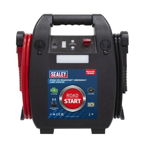 Sealey RoadStart 12V Emergency 8-Cylinder Jump Starter (2700A Peak) image