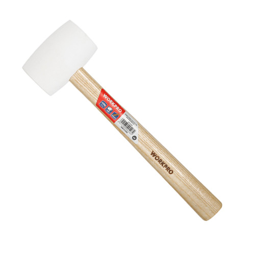 WORKPRO WP241038 16oz (0.45kg) Rubber Mallet image