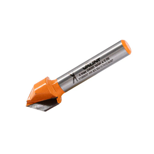Vaunt 3 Piece Router Cutters V Groove, Roundnose and Straight 1/4 ...