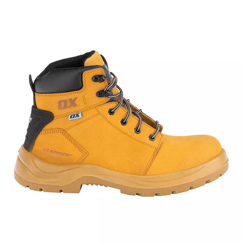 OX Attitude Honey Nubuck Leather Safety Boots image