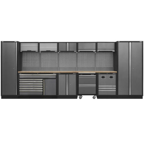 Sealey APMSSTACK16W Superline PRO Storage System with Wood Worktop image