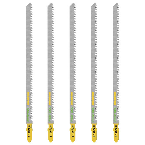 Festool 204264 Jigsaw Blades WOOD STRAIGHT CUT - Pack of 5 image