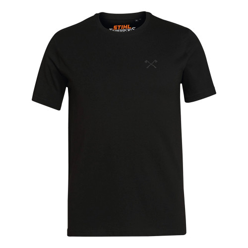 Stihl TIMBERSPORTS Small Axe Logo T-Shirt - Black image