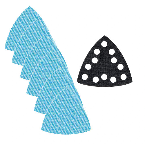 Trend 7 Piece 93 x 93mm Pro Mesh Delta Sanding Pads with Pad Saver image