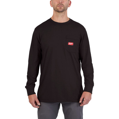 Milwaukee Work T-Shirt Long Sleeve - Black - ITS