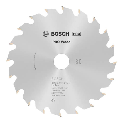 Bosch PRO Optiline 140mm x 20mm 20T Wood Circular Saw Blade image