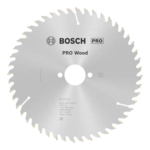 Bosch PRO Optiline 190mm x 30mm 48T Wood Circular Saw Blade image