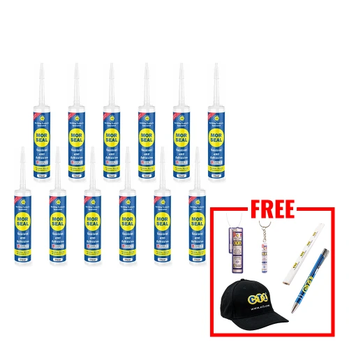 C-TEC Morseal Premium Hybrid Sealant and Adhesive Clear - Box of 12 image