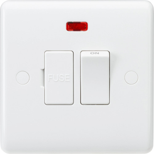 Knightsbridge CU6300NF 13A Switched Fused Neon Spur Unit with Flex Outlet from Base image