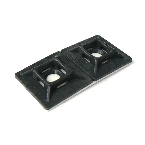 Termination Technology CTBV20B Cable Tie 19 x 19mm Black Adhesive Base - Pack of 100 image Termination Technology CTBV20B Cable Tie 19 x 19mm Black Adhesive Base - Pack of 100 image