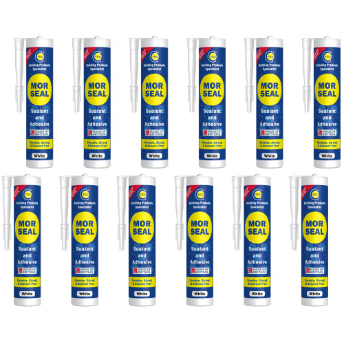 C-TEC Morseal Premium Hybrid Sealant and Adhesive White - Box of 12 image