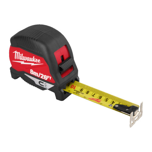 Milwaukee 8.0m / 26ft Gen IV Magnetic Metric & Imperial Tape Measure image