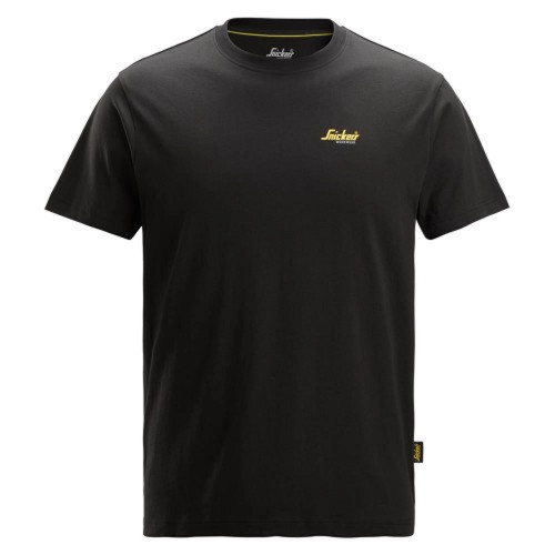 Snickers 2588 Small Logo T-Shirt - Black image