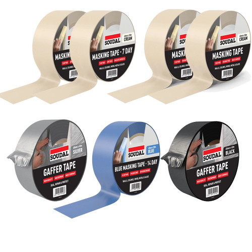 Soudal 7 Piece 48mm Site Tape Bundle image