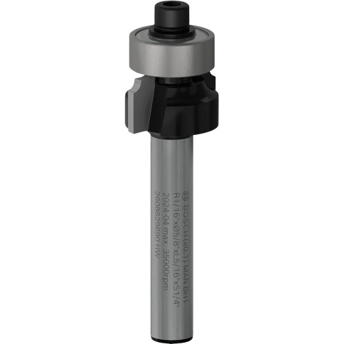 Bosch PRO 1/4" 15.9mm x 51mm Rounding Over Router Bit image