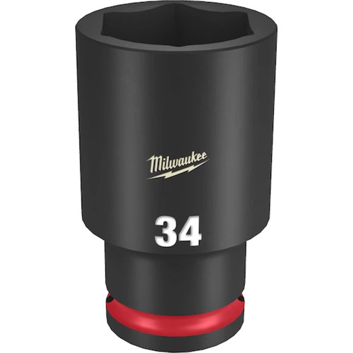Milwaukee 34mm 1/2" Sq. SHOCKWAVE Deep Impact Socket image