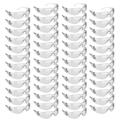 JSP M9400 Clear Anti-Scratch & Anti-Mist Safety Glasses Clear - Pack of 50 image
