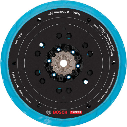 Bosch EXPERT Multihole 150mm Sanding Pad for GEX 18V-150-3 - Hard image