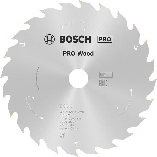 Bosch PRO 150mm x 20mm 24T Wood Circular Saw Blade image
