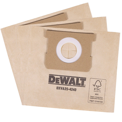 Dewalt DXVA25-4240 Dust Bag - Pack of 3 image
