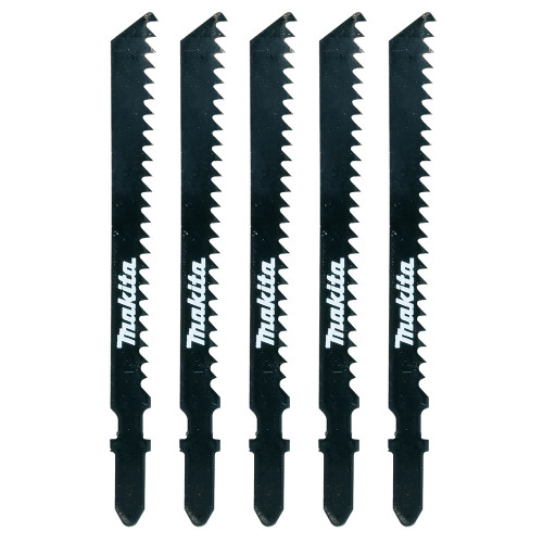 Makita D-34877 5 Piece HCS Wood Jigsaw Blades image