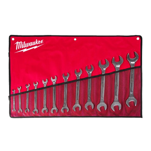Milwaukee 12 Piece Double Open End Spanner Set image