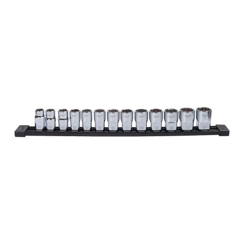 Milwaukee 13 Piece 1/2'' Sq. Metric Standard 12-Point Socket Set image