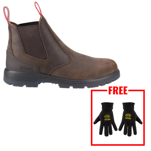 Hunter TWISTER Chelsea Dealer Boot - Brown image