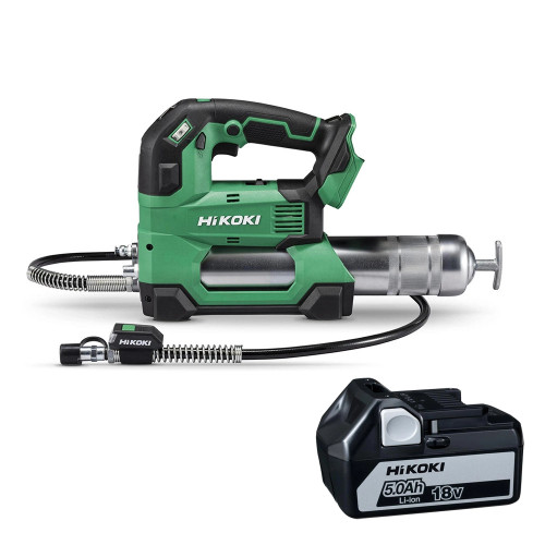 Hikoki AL18DAW4Z 18V Grease Gun - Body & 1x 5.0Ah Battery image