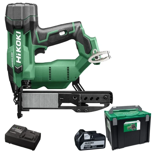 Hikoki N1804DAW6Z 18V Brushless 18G Narrow Crown Stapler - Body, Case & 1x 5.0Ah Battery image