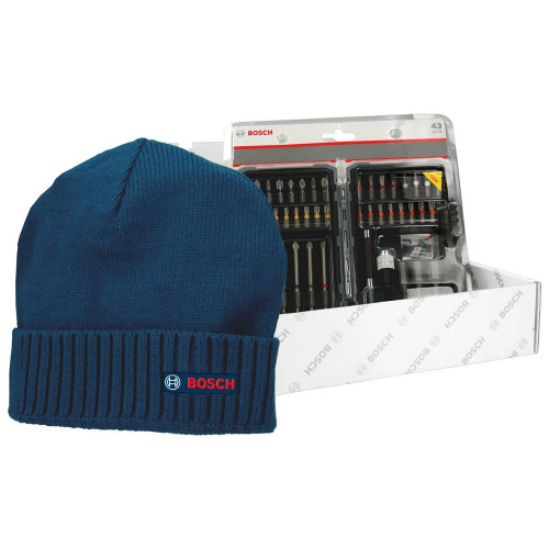 Bosch 43 Piece Extra Hard Screwdriver & Nutsetter Bit Set with Soft Beanie image