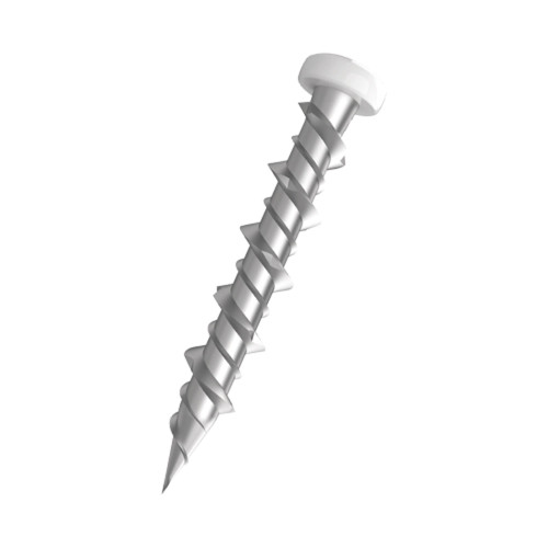 Orbix 6.5 x 32mm No Plug Wall Bite White Screws - Box of 100 image