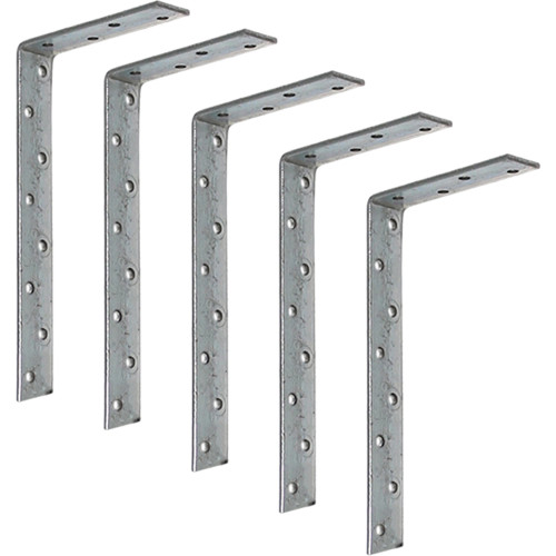 Timco Light Duty Flat Bent Strap - 200/100mm - Pack of 5 image