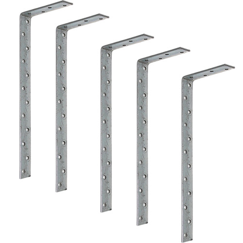 Timco Heavy Duty Flat Bent Strap - 300/100mm - Pack of 5 image