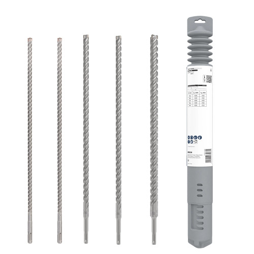 Bosch 5 Piece PRO SDS Plus-5X Hammer Drill Bit Set image