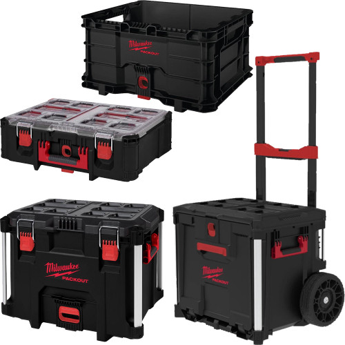 Milwaukee PACKOUT Rolling Drawer, XL Tool Box, Deep Organiser & Crate image