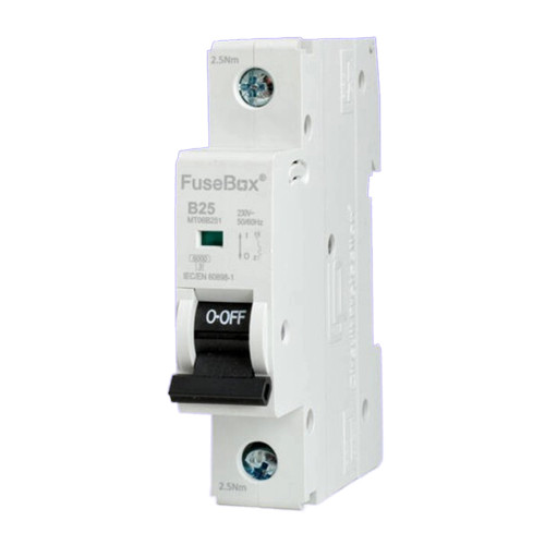 FuseBox B Curve 25A MCB 6kA 1P image